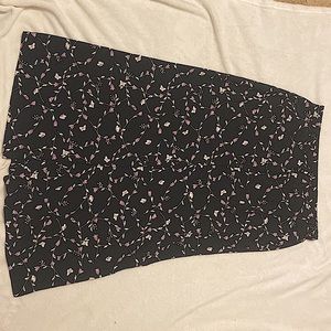 Vintage butterfly button down Maxi skirt